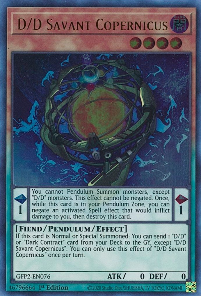 Image for D/D Savant Copernicus (GFP2-EN076) (GFP2) - YuGiOh