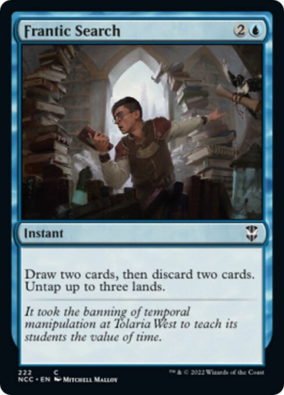 Image for Frantic Search (222) (Streets of New Capenna) - Magic: The Gathering