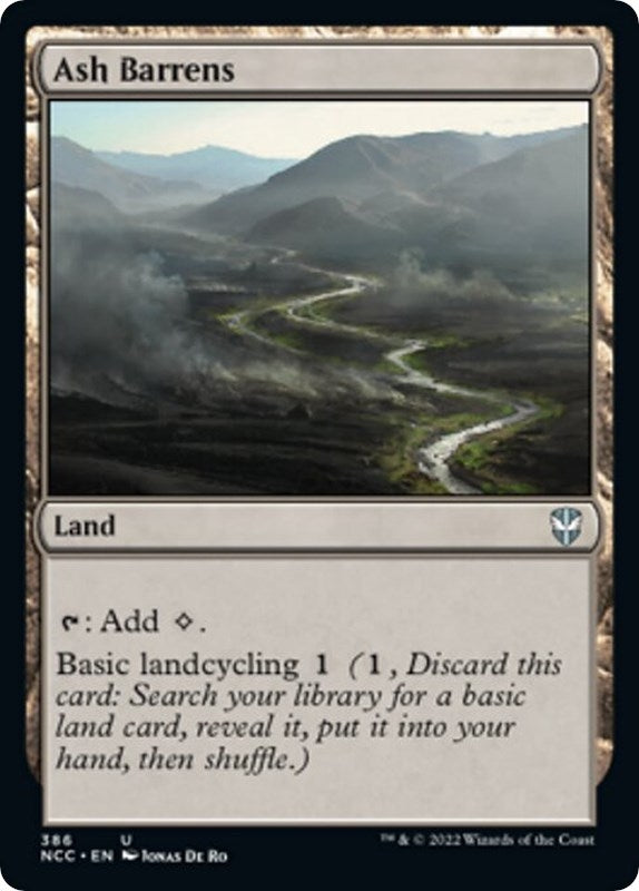 Image for Ash Barrens (386) (Streets of New Capenna) - Magic: The Gathering