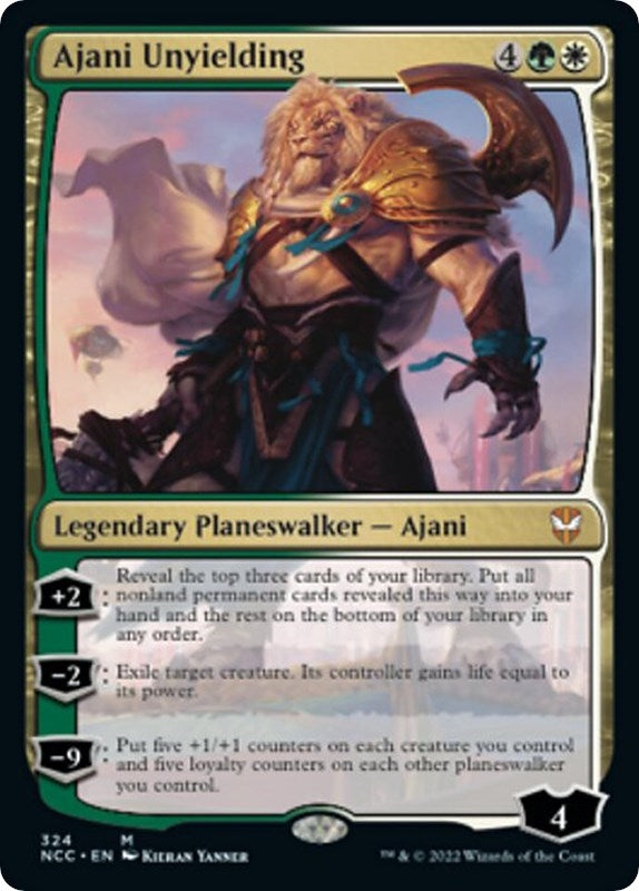 Image for Ajani Unyielding (324) (Streets of New Capenna) - Magic: The Gathering