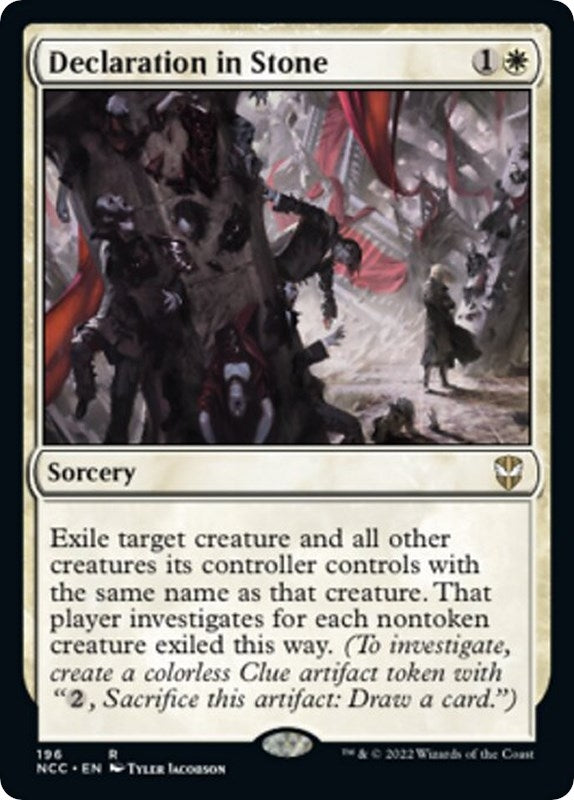 Image for Declaration in Stone (196) (Streets of New Capenna) - Magic: The Gathering