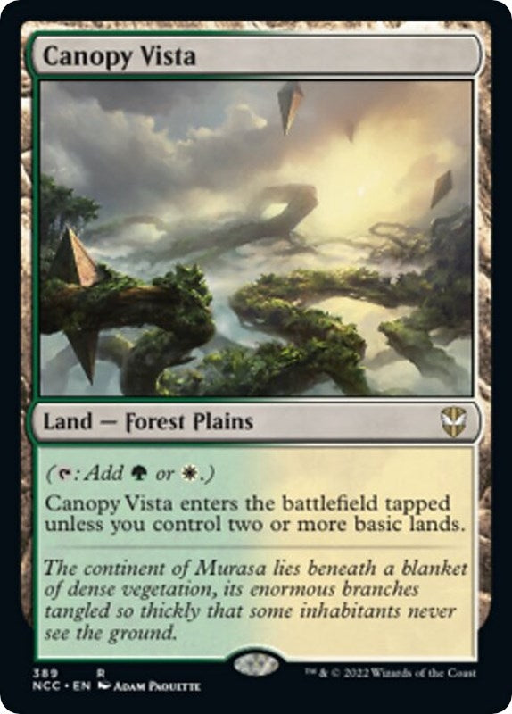 Image for Canopy Vista (389) (Streets of New Capenna) - Magic: The Gathering