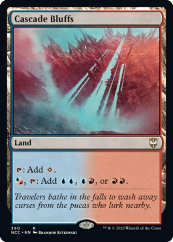 Image for Cascade Bluffs (390) (Streets of New Capenna) - Magic: The Gathering
