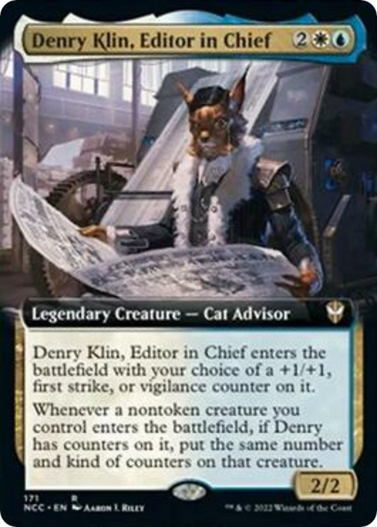 Image for Denry Klin, Editor in Chief (Extended Art) (171) (Streets of New Capenna) - Magic: The Gathering