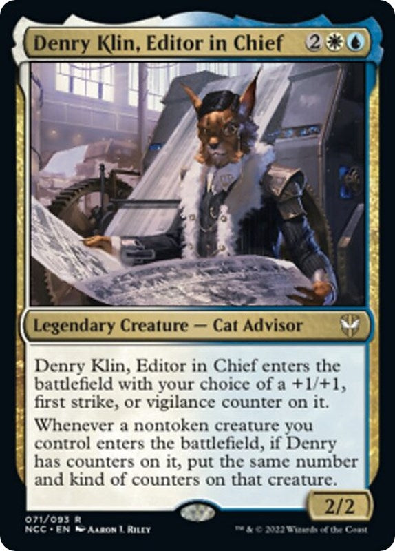 Image for Denry Klin, Editor in Chief (71) (Streets of New Capenna) - Magic: The Gathering