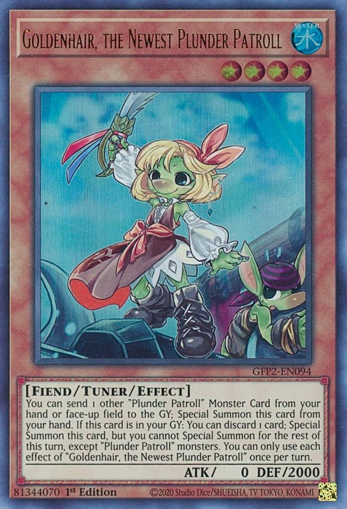 Image for Goldenhair, the Newest Plunder Patroll (GFP2-EN094) (GFP2) - YuGiOh