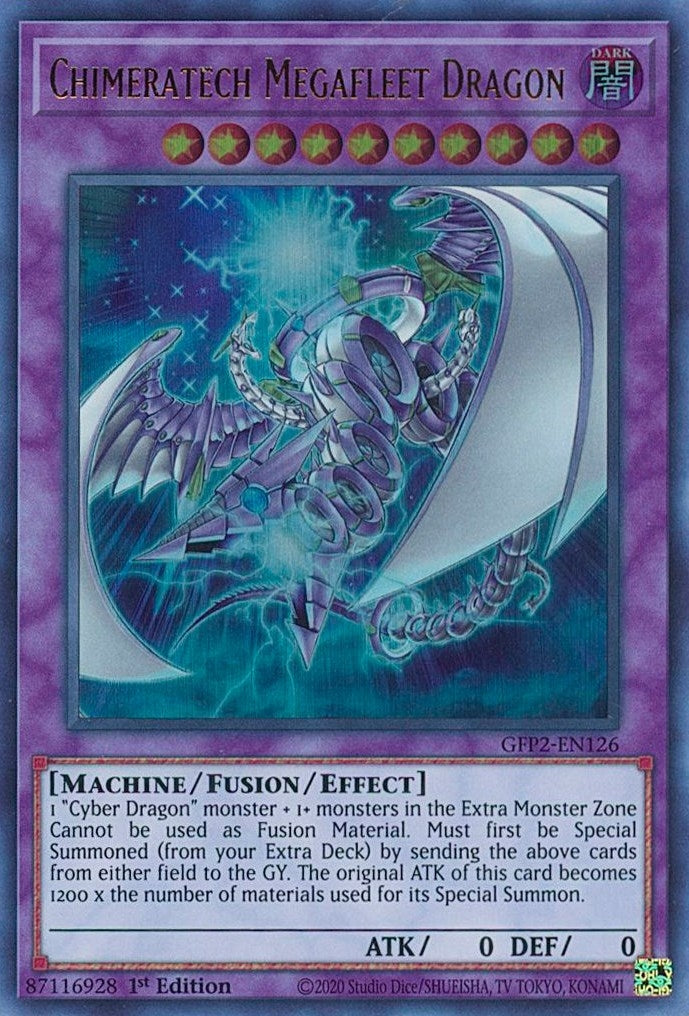 Image for Chimeratech Megafleet Dragon (GFP2-EN126) (GFP2) - YuGiOh