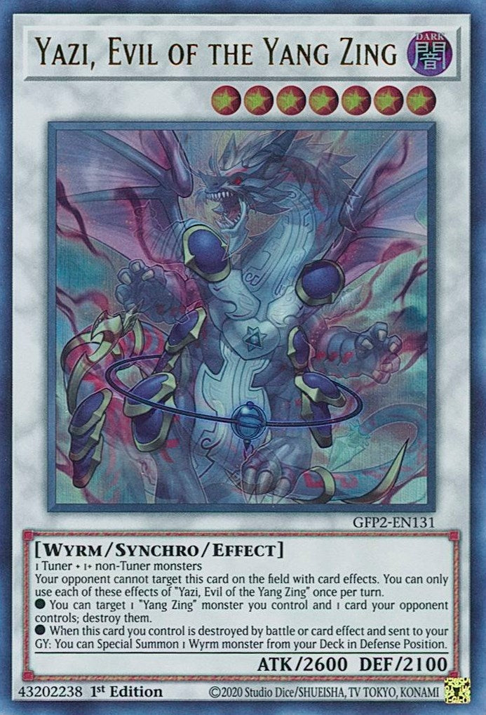 Image for Yazi, Evil of the Yang Zing (GFP2-EN131) (GFP2) - YuGiOh