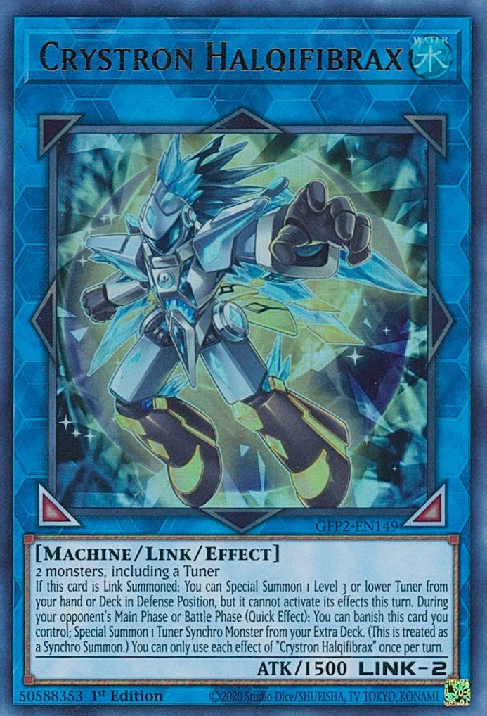 Image for Crystron Halqifibrax (GFP2-EN149) (GFP2) - YuGiOh