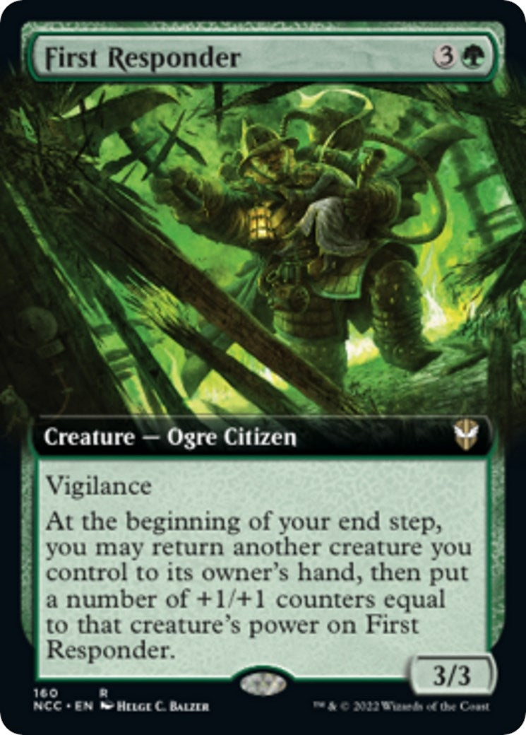 Image for First Responder (Extended Art) (160) (Streets of New Capenna) - Magic: The Gathering