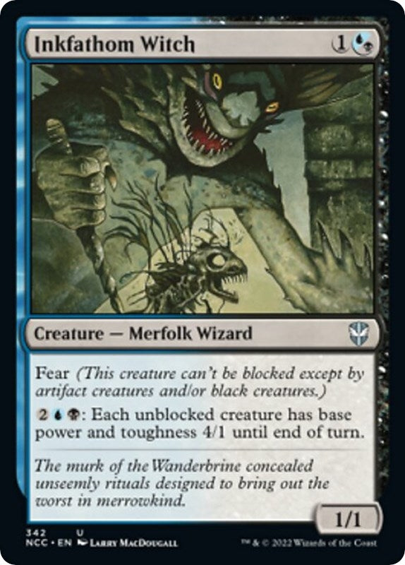 Image for Inkfathom Witch (342) (Streets of New Capenna) - Magic: The Gathering