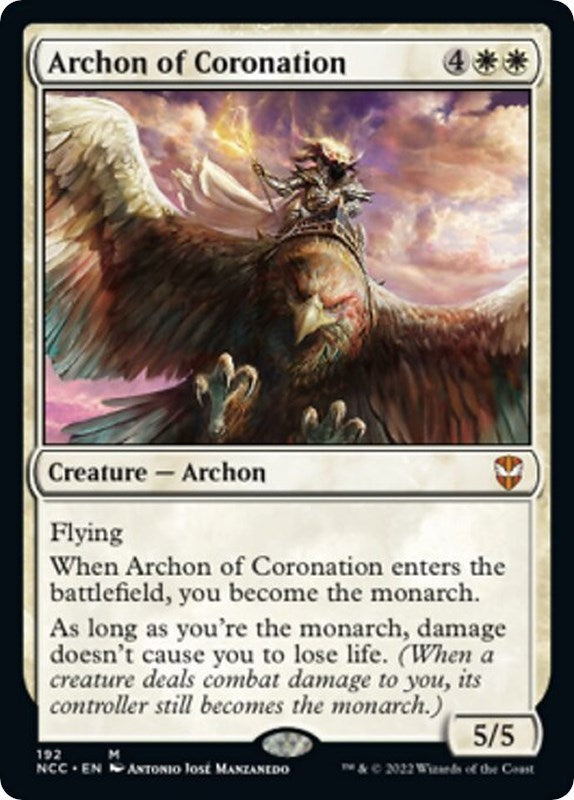 Image for Archon of Coronation (192) (Streets of New Capenna) - Magic: The Gathering