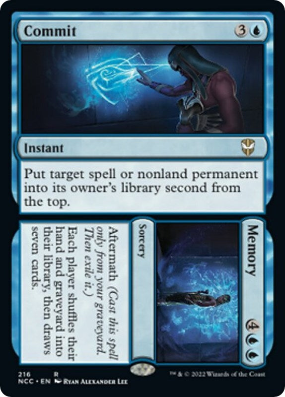 Image for Commit // Memory (216) (Streets of New Capenna) - Magic: The Gathering