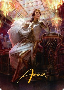 Image for Elspeth Resplendent Art Card (3/81) (Gold-Stamped Signature) (3) (Streets of New Capenna) - Magic: The Gathering