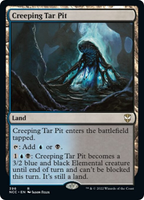 Image for Creeping Tar Pit (396) (Streets of New Capenna) - Magic: The Gathering