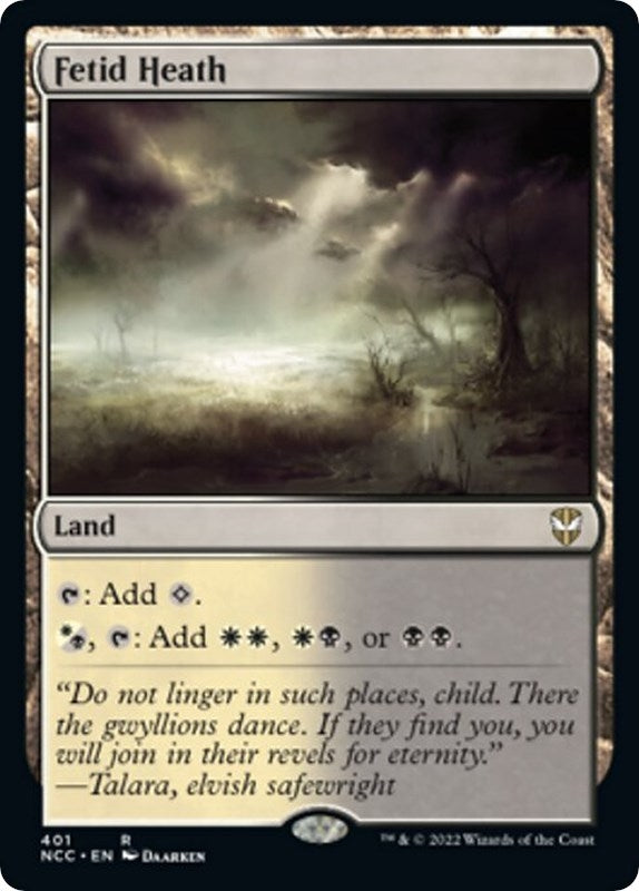 Image for Fetid Heath (401) (Streets of New Capenna) - Magic: The Gathering