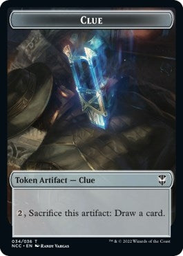 Image for Clue // Fish Double-Sided Token (34 // 4) (Streets of New Capenna) - Magic: The Gathering
