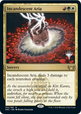 Image for Incandescent Aria (192) (Streets of New Capenna) - Magic: The Gathering