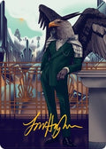 Image for Falco Spara, Pactweaver Art Card (67/81) (Gold-Stamped Signature) (67) (Streets of New Capenna) - Magic: The Gathering