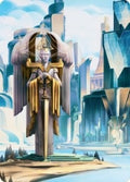 Image for Island Art Card (78) (Streets of New Capenna) - Magic: The Gathering