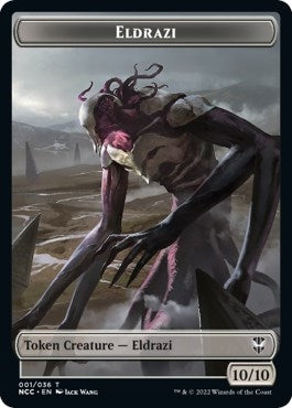 Image for Eldrazi // Human Soldier Double-Sided Token (1 // 8) (Streets of New Capenna) - Magic: The Gathering