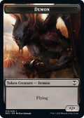 Image for Demon // Copy Double-Sided Token (15 // 1) (Streets of New Capenna) - Magic: The Gathering