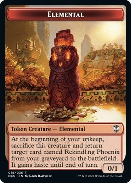 Image for Elemental (018) // Copy Double-Sided Token (18 // 1) (Streets of New Capenna) - Magic: The Gathering