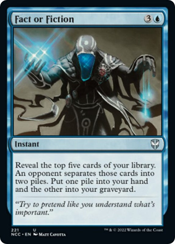Image for Fact or Fiction (221) (Streets of New Capenna) - Magic: The Gathering