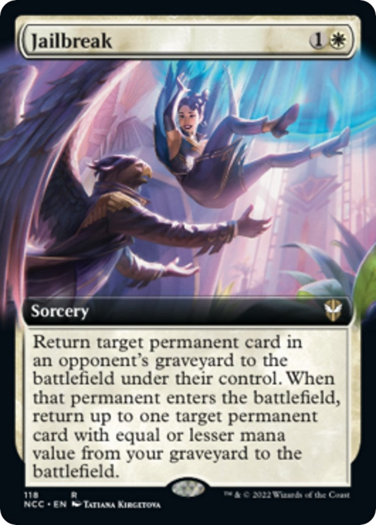 Image for Jailbreak (Extended Art) (118) (Streets of New Capenna) - Magic: The Gathering