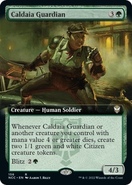 Image for Caldaia Guardian (Extended Art) (156) (Streets of New Capenna) - Magic: The Gathering