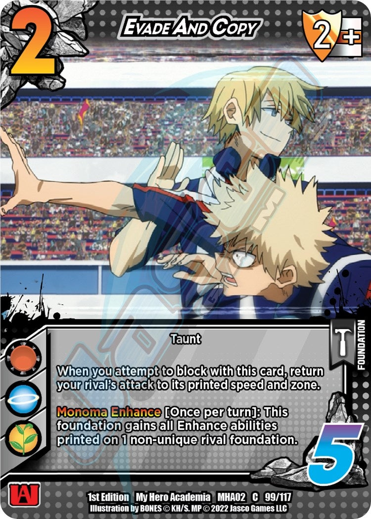Image for Evade And Copy (99/117) (UniVersus: My Hero Academia: Crimson Rampage) - UniVersus
