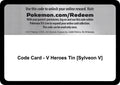 Image for Code Card - V Heroes Tin [Sylveon V] (MCAP) - Pokemon