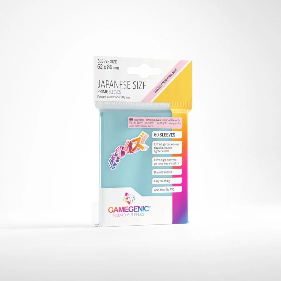 Image for GameGenic Prime Sleeves - Japanese Size - Clear (60-Pack) - Card Sleeves