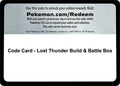 Image for Code Card - Lost Thunder Build & Battle Box (SM8) - Pokemon