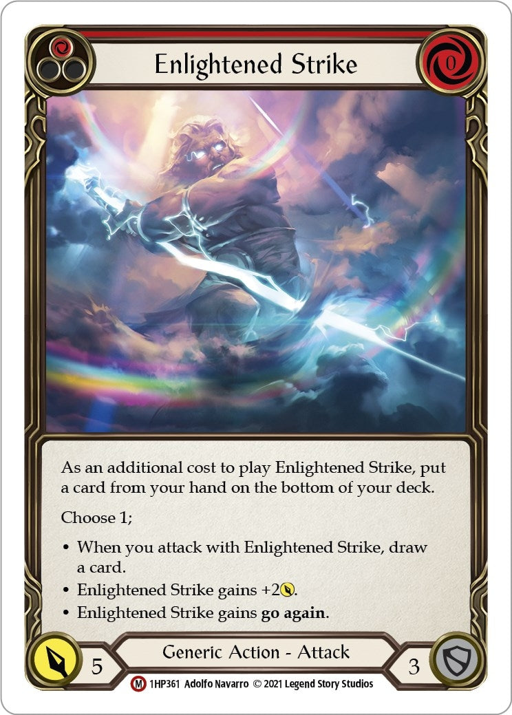 Image for Enlightened Strike (1HP361) (History Pack Vol.1) - Flesh and Blood TCG