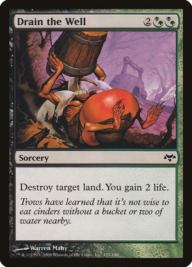Image for Drain the Well (121) (Eventide) - Magic: The Gathering
