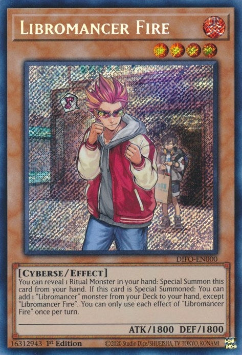 Image for Libromancer Fire (DIFO-EN000) (DIFO) - YuGiOh