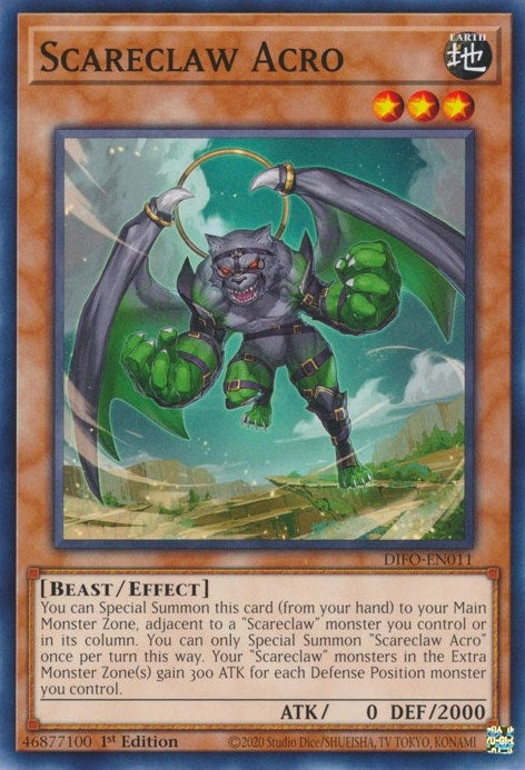 Image for Scareclaw Acro (DIFO-EN011) (DIFO) - YuGiOh