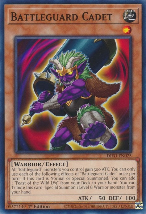 Image for Battleguard Cadet (DIFO-EN025) (DIFO) - YuGiOh