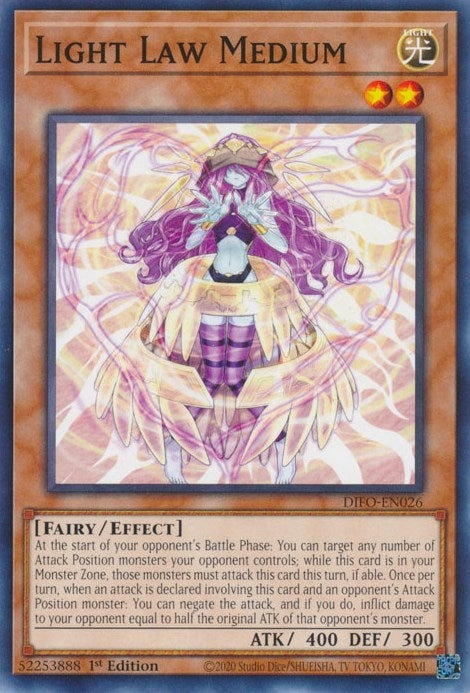 Image for Light Law Medium (DIFO-EN026) (DIFO) - YuGiOh