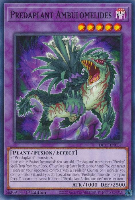 Image for Predaplant Ambulomelides (DIFO-EN037) (DIFO) - YuGiOh