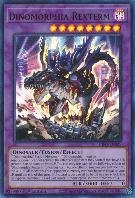 Image for Dinomorphia Rexterm (DIFO-EN038) (DIFO) - YuGiOh