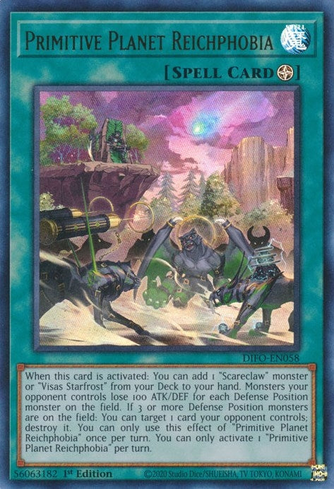 Image for Primitive Planet Reichphobia (DIFO-EN058) (DIFO) - YuGiOh