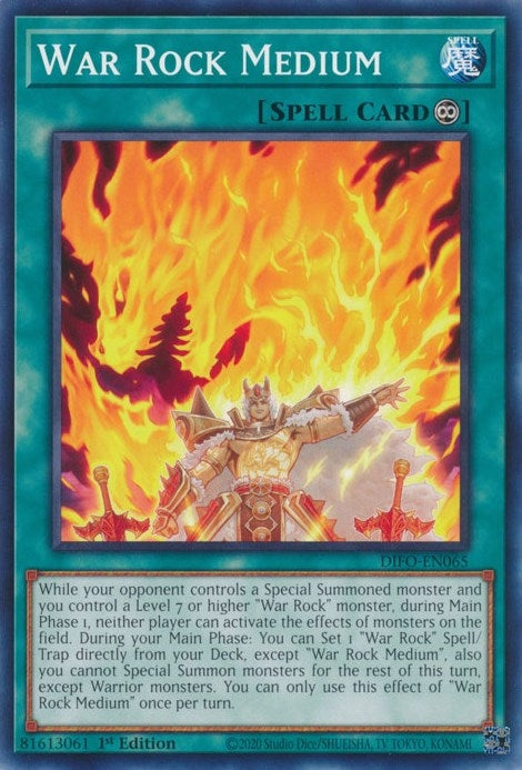 Image for War Rock Medium (DIFO-EN065) (DIFO) - YuGiOh