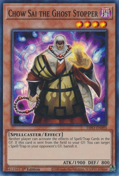 Image for Chow Sai the Ghost Stopper (DIFO-EN093) (DIFO) - YuGiOh