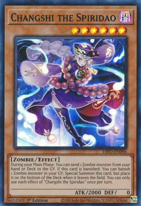 Image for Changshi the Spiridao (DIFO-EN096) (DIFO) - YuGiOh