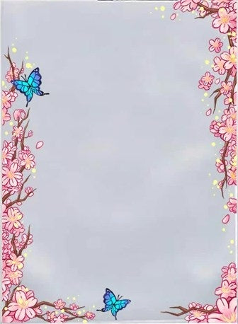 Image for Imperium Duelist Border Sleeves: Cherry Blossom (60-Pack) - Card Sleeves