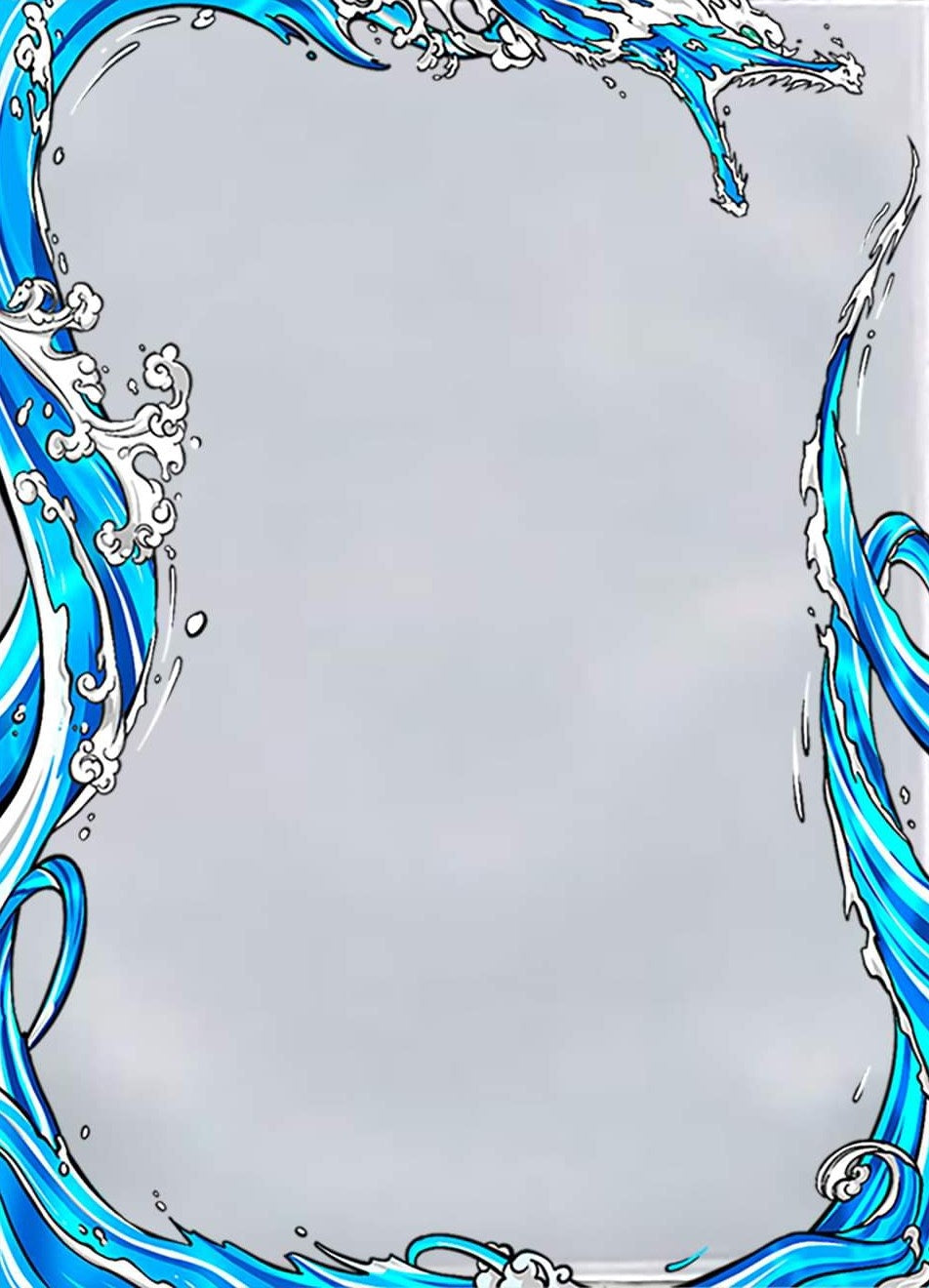 Image for Imperium Duelist Border Sleeves: Water Dragon (60-Pack) - Card Sleeves