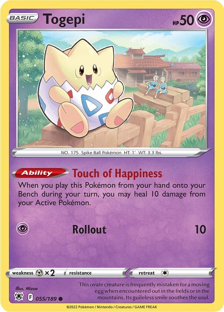 Image for Togepi (055/189) (SWSH10) - Pokemon