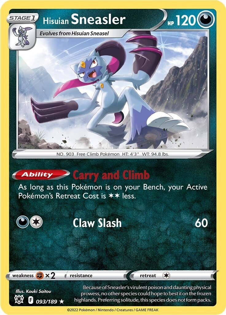 Image for Hisuian Sneasler (093/189) (SWSH10) - Pokemon